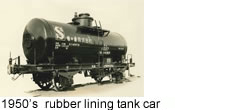 rubber lining tank car