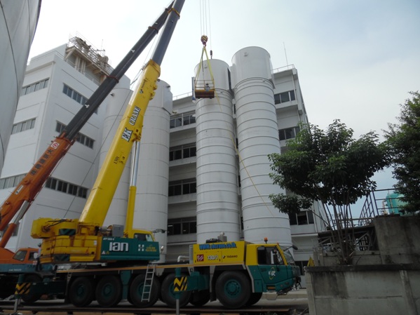 Powdery equipment installation in Thailand